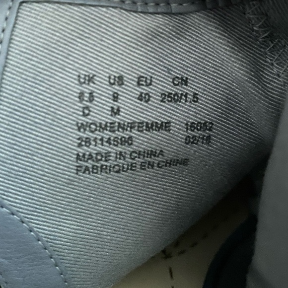 Clarks Somerset Glacier Blue Grey Suede Sandals - Picture 8 of 8